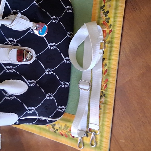 Dooney & Bourke Black and White Satchel - Picture 11 of 12